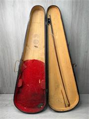 Antique Violin Labeled Giovan Paolo Maggini Brescia 1630 4/4